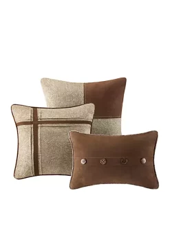 Buy 🌟 Madison Park Boone 7-Piece Comforter Set- Brown ⭐ -Madison Park Shop Belk 100