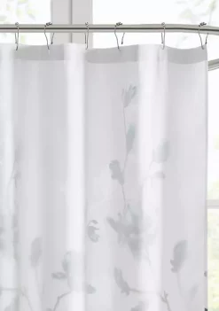 Best Pirce 🔥 Madison Park Magnolia Floral Printed Burnout Shower Curtain 🥰 -Madison Park Shop Belk 1001