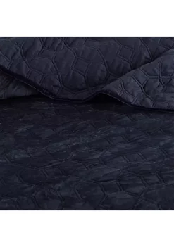 Promo 👍 Madison Park Harper Velvet Navy 3-Piece Coverlet Set 😍 -Madison Park Shop Belk 1020