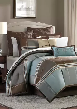 Coupon 😍 Madison Park Lincoln Square 7-Piece Comforter Set 🧨