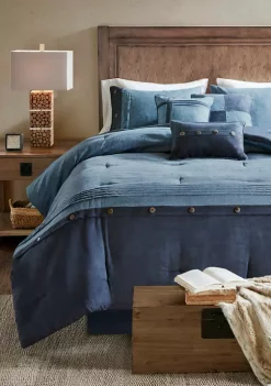 Buy 🌟 Madison Park Boone 7-Piece Comforter Set- Brown ⭐ -Madison Park Shop Belk 103