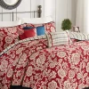 Brand new ⌛ Madison Park Lucy 6 Piece Cotton Twill Reversible Coverlet Red Set ❤️