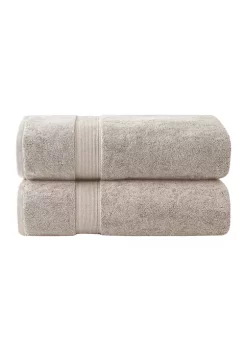 Cheapest ⌛ Madison Park Signature 800GSM 100% Cotton Bath Sheet Antimicrobial 2 Piece Set 🎁