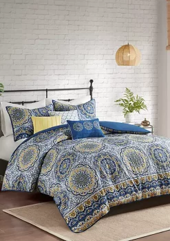 Hot Sale 🛒 Madison Park Tangiers 6 Piece 2 in 1 Duvet Set 💯