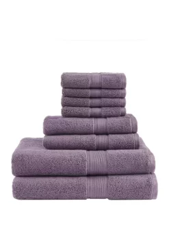 Buy 🎉 Madison Park Signature 800GSM 100% Cotton 8 Piece Antimicrobial Towel Set 😉