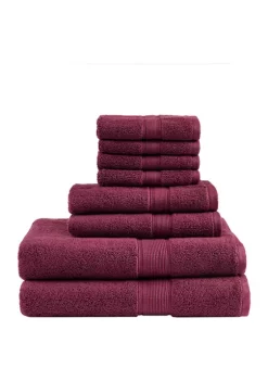 Buy 🎉 Madison Park Signature 800GSM 100% Cotton 8 Piece Antimicrobial Towel Set 😉 -Madison Park Shop Belk 1185