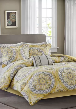 New ❤️ Madison Park Essentials Serenity Complete Comforter Set - Blue ✔️ -Madison Park Shop Belk 1206