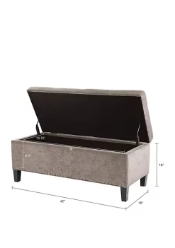 Best deal 🤩 Madison Park Shandra II Tufted Top Storage Bench 🔥 -Madison Park Shop Belk 1210