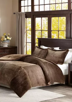 Top 10 🎉 Madison Park Parker Corduroy Plush Comforter Mini Set 🔔 -Madison Park Shop Belk 1249