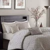 Promo ⭐ Madison Park Biloxi 7-Piece Comforter Set- Silver 😉