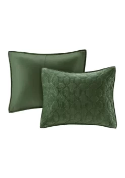 Best Pirce 👏 Madison Park Harper Faux Velvet Reversible 3 Piece Coverlet Set 🎁 -Madison Park Shop Belk 1301