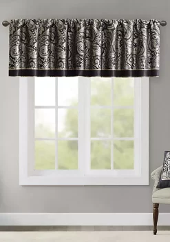 Cheap 🧨 Madison Park Aubrey Jacquard Window Valance ⭐ -Madison Park Shop Belk 1307