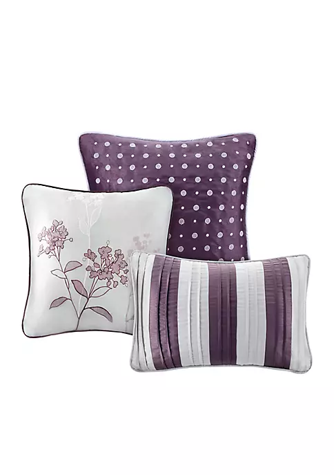 Wholesale 🧨 Madison Park Hampton 7-Piece Plum Comforter Set 🥰 3 Wholesale 🧨 Madison Park Hampton 7-Piece Plum Comforter Set 🥰 - Image 3