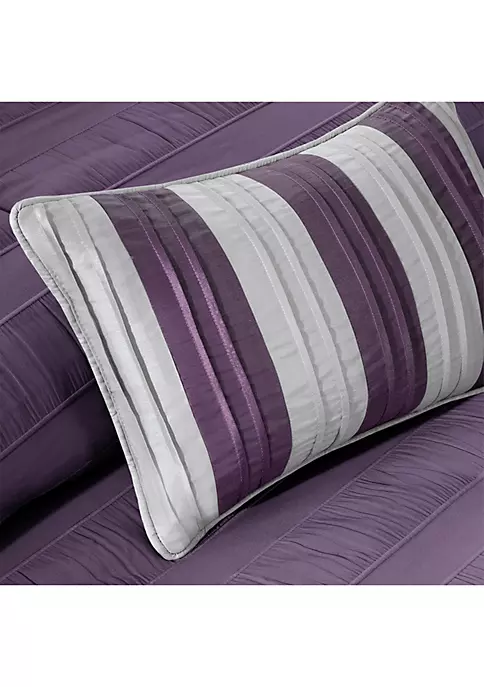 Wholesale 🧨 Madison Park Hampton 7-Piece Plum Comforter Set 🥰 4 Wholesale 🧨 Madison Park Hampton 7-Piece Plum Comforter Set 🥰 - Image 4