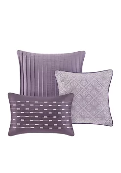 New 🤩 Madison Park Biloxi 7-Piece Comforter Set- Purple 🥰 -Madison Park Shop Belk 1399
