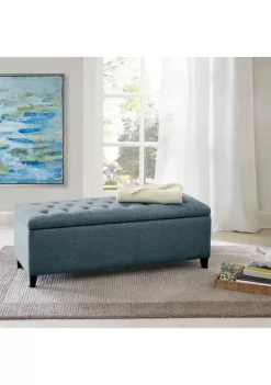 Outlet 😉 Madison Park Shandra Tufted Top Storage Bench 😍 -Madison Park Shop Belk 1414