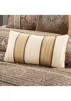Best Sale 🤩 Madison Park Bellagio 6-Piece Coverlet Set Brown 🥰 -Madison Park Shop Belk 1422