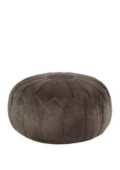 Deals ⭐ Madison Park Kelsey Round Pouf Ottoman 🎉 -Madison Park Shop Belk 1428