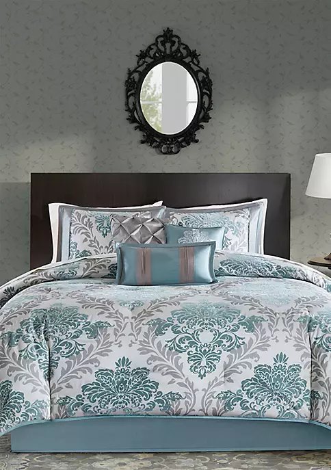 Best reviews of ✔️ Madison Park Bella 7-Piece Comforter Set- Aqua ✨ 2 Best reviews of ✔️ Madison Park Bella 7-Piece Comforter Set- Aqua ✨ - Image 2