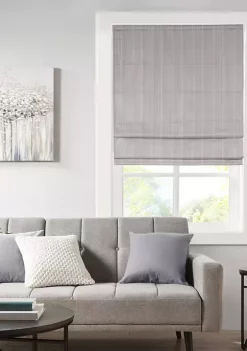 Budget 🔔 Madison Park Galen Basketweave Room Darkening Cordless Roman Shade 👏 -Madison Park Shop Belk 1448