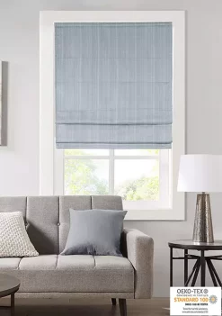 Budget 🔔 Madison Park Galen Basketweave Room Darkening Cordless Roman Shade 👏 -Madison Park Shop Belk 1449