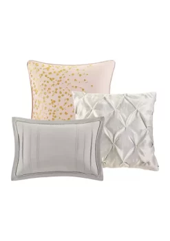 Top 10 🧨 Madison Park Midnight Garden 7 Piece Metallic Print Comforter Set ✨ -Madison Park Shop Belk 1453