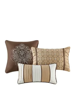 New 💯 Madison Park Bellagio 7-Piece Jacquard Comforter Set- Brown ⭐ -Madison Park Shop Belk 146
