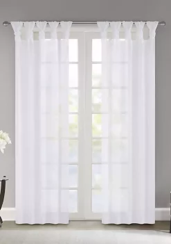 Deals 💯 Madison Park Ceres Twist Tab Voile Sheer Window Pair 🤩 -Madison Park Shop Belk 1491