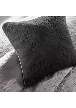 Outlet 💯 Madison Park Attingham 7 Piece Black Coverlet Set 😉 -Madison Park Shop Belk 1495