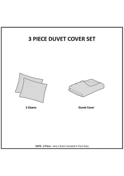 Promo ✨ Madison Park Cassandra 3 Piece Cotton Printed Duvet Cover Set 😍 -Madison Park Shop Belk 1520