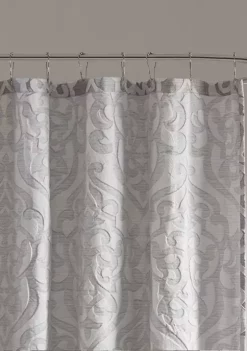 Budget 🎉 Madison Park Odette Jacquard Shower Curtain ❤️ -Madison Park Shop Belk 1525