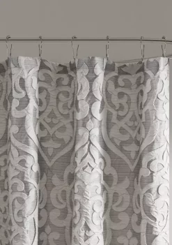 Budget 🎉 Madison Park Odette Jacquard Shower Curtain ❤️ -Madison Park Shop Belk 1527