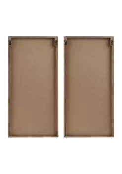 Cheap 🧨 Madison Park Birch Palms Carved Wall Panel 2 Piece Set ❤️ -Madison Park Shop Belk 1563