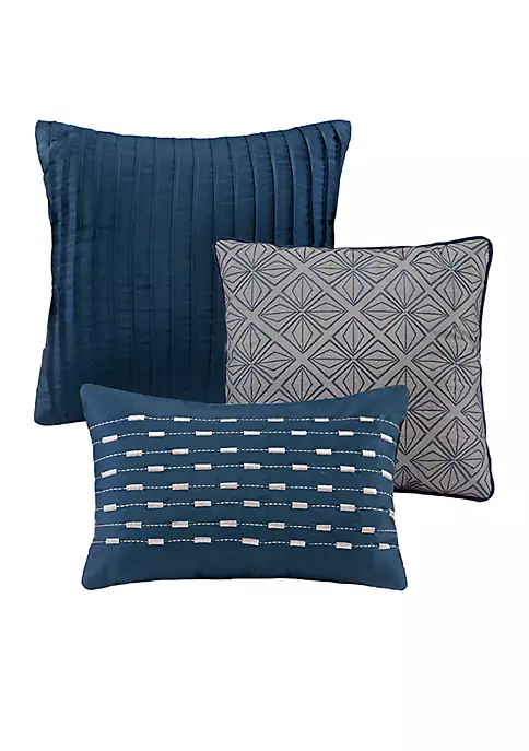 Promo โญ Madison Park Biloxi 7 Piece Comforter Set- Navy ๐ 4 Promo โญ Madison Park Biloxi 7 Piece Comforter Set- Navy ๐ - Image 4