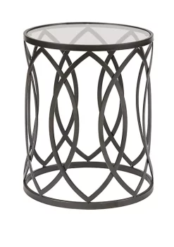 Buy 🧨 Madison Park Arlo Metal Eyelet Accent Table 🛒 -Madison Park Shop Belk 1661