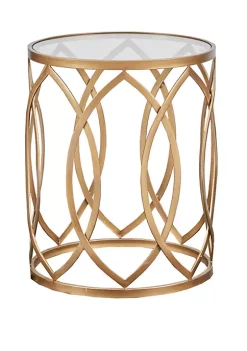 Buy 🧨 Madison Park Arlo Metal Eyelet Accent Table 🛒 -Madison Park Shop Belk 1662