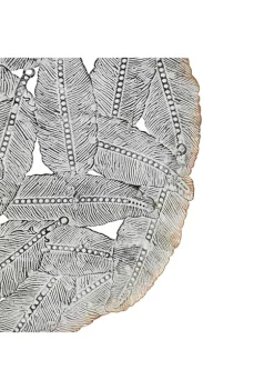 Coupon ✔️ Madison Park Rosalie Feather Painted Iron Round Wall Decor 3 Piece Set 💯 -Madison Park Shop Belk 1667