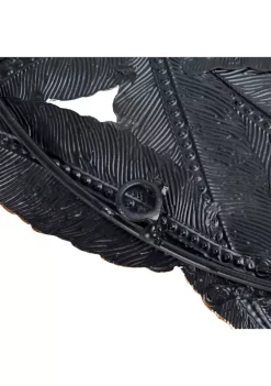 Coupon ✔️ Madison Park Rosalie Feather Painted Iron Round Wall Decor 3 Piece Set 💯 -Madison Park Shop Belk 1668