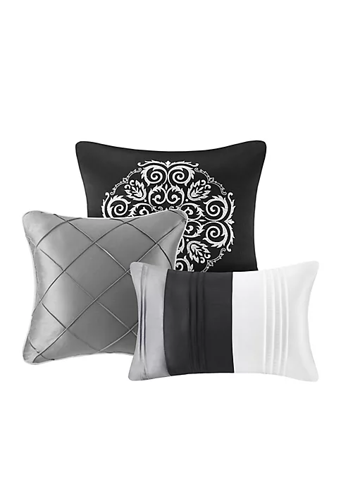 Brand new โค๏ธ Madison Park Blaire 7-Piece Comforter Set- Grey ๐ 4 Brand new โค๏ธ Madison Park Blaire 7-Piece Comforter Set- Grey ๐ - Image 4