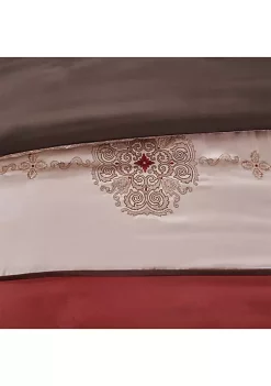 Cheap 🥰 Madison Park Essentials Delaney 24-Piece Complete Comforter Set - Red 😀 -Madison Park Shop Belk 173