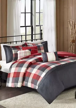 Best Sale ⭐ Madison Park Ridge 6 Piece Herringbone Duvet Cover Set 👏 -Madison Park Shop Belk 1742