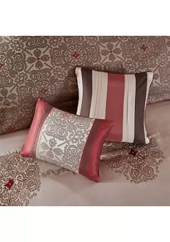 Cheap 🥰 Madison Park Essentials Delaney 24-Piece Complete Comforter Set - Red 😀 -Madison Park Shop Belk 175