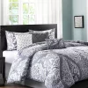 Cheapest ⌛ Madison Park Vienna Slate 7-Piece Queen Comforter Set 90-in. x 90-in. 🔔