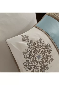 Brand new 🥰 Madison Park Caroline Jacquard 7-Piece Comforter Set - Blue 🔔 -Madison Park Shop Belk 1761