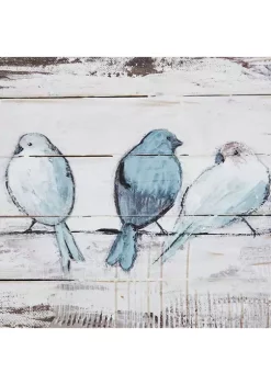 Cheap 😍 Madison Park Perched Birds Hand Painted Wood Plank 🔔 -Madison Park Shop Belk 1790