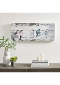 Cheap 😍 Madison Park Perched Birds Hand Painted Wood Plank 🔔 -Madison Park Shop Belk 1793