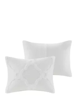 Promo 😉 Madison Park Pacey 3 Piece Tufted Cotton Chenille Geometric Comforter Set 🔔 -Madison Park Shop Belk 1809