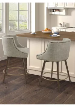 Discount ⌛ Madison Park Mateo Swivel Counter Stool ✔️ -Madison Park Shop Belk 1822