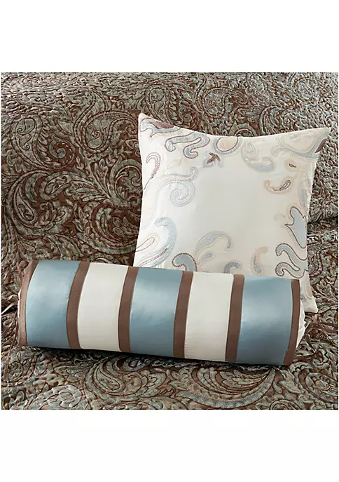 Coupon 🧨 Madison Park Aubrey 5-Piece Jacquard in Blue Bedspread Set 🥰 4 Coupon 🧨 Madison Park Aubrey 5-Piece Jacquard in Blue Bedspread Set 🥰 - Image 4