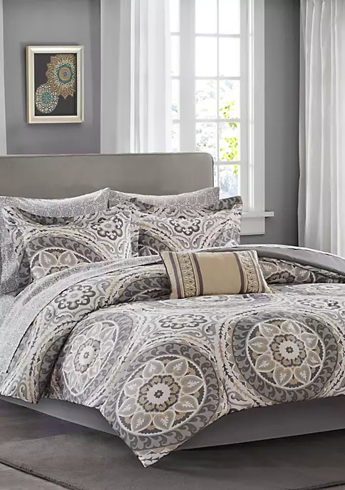 Brand new 🔥 Madison Park Essentials Serenity Complete Comforter Set - Taupe 😀 7 Brand new 🔥 Madison Park Essentials Serenity Complete Comforter Set - Taupe 😀 - Image 7